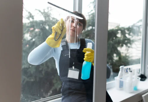 Nettoyage de vitres intérieures et extérieures à Crespières